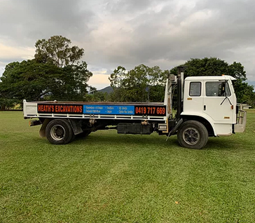 Truck from the Heath's Excavations fleet